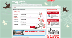 Desktop Screenshot of colpodocchio.com